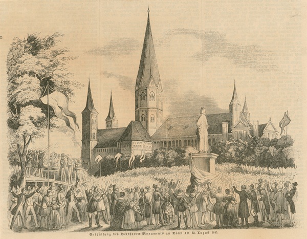 Enthüllung des Beethoven-Denkmals 1845 Enthüllung des Beethoven-Denkmals 1845