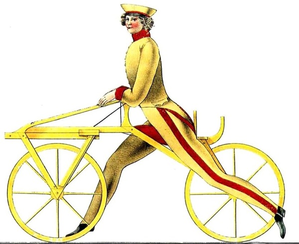 Draisine (Vorläufer des Fahrrads)